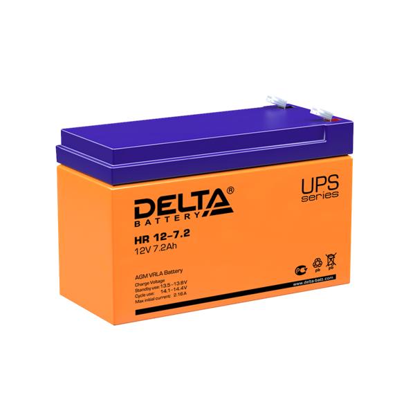  Delta Аккумуляторная батарея для ИБП HR 12-7.2 (12V/7.2Ah)