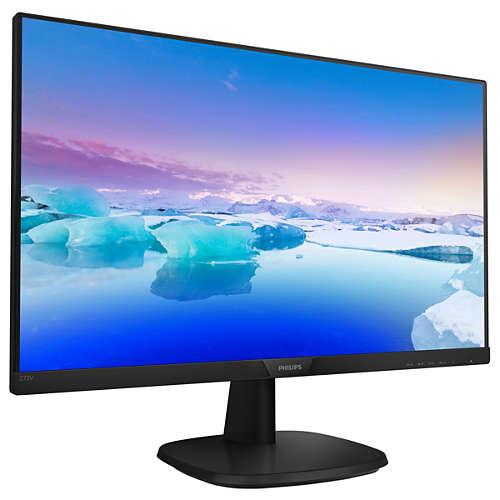 Монитор 27" Philips 273V7QJAB 1920x1080 IPS W-LED 16:9 4ms VGA HDMI DP 20M:1 178/178 250cd Speaker Black