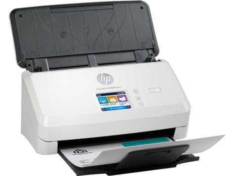 Сканер HP ScanJet Pro N4000 snw1 (CIS, A4, 600 dpi, Ethernet 10/100Base-TX, USB 3.0, Wi-Fi, ADF 50 sheets, Duplex, 40 ppm/80 ipm, 1y warr)