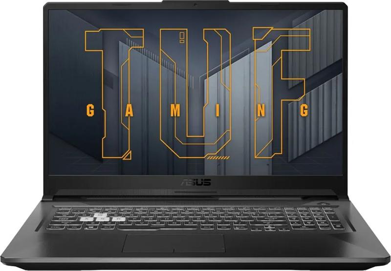 Ноутбук ASUS TUF Gaming FX706HC-HX007 Core i5-11400H 2.4GHz 512GB SSD 16GB 17.3" (1920x1080) 144Hz IPS /NVIDIA RTX 3050 4096MB/ ECLIPSE GREY RGB Backlit /NO OS