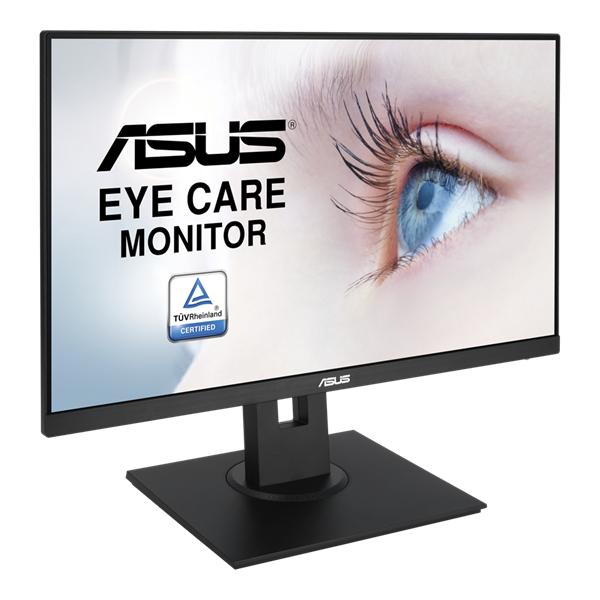 Монитор ASUS 23.8" VA24EHL IPS LED, 1920x1080, 5ms, 250 cd/m, 178°/178°, 100M:1, D-Sub, DVI, HDMI, 75Hz, Speakers, GamePlus Tec., HAS, Tilt, Swivel, Pivot, VESA, Black, 90LM0563-B01170 3 years