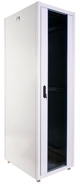  Шкаф телекоммуникационный напольный ЭКОНОМ 48U (600  1000) дверь стекло, дверь металл