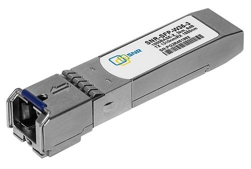  SNR  Модуль SFP WDM, дальность до   3км (6dB), 1310нм