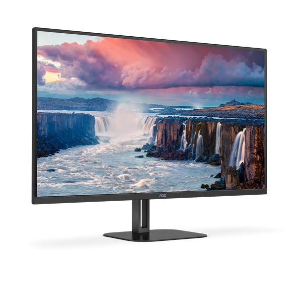 Монитор 31,5" AOC Q32V5CE 2560x1080@75Гц VA LED 16:9 4(1)ms HDMI DP USB-C 3.2 4*USB 3.2 20M:1 3000:1 178/178 300cd  Tilt 2*Speakers5w Black