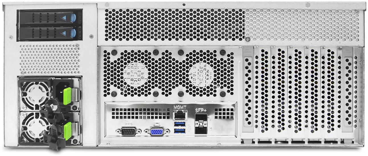 Серверная платформа AIC Storage Server 4U XP1-S401VG02 noCPU(2)2nd Gen Xeon Scalable/TDP 140W/ no DIMM(12)/ 24x3,5''+ 2x2,5''/ 2x10GB SFP+/ 2 x16 slots(FHHL)/ 3 x8 slots(FHHL)/2x1200W