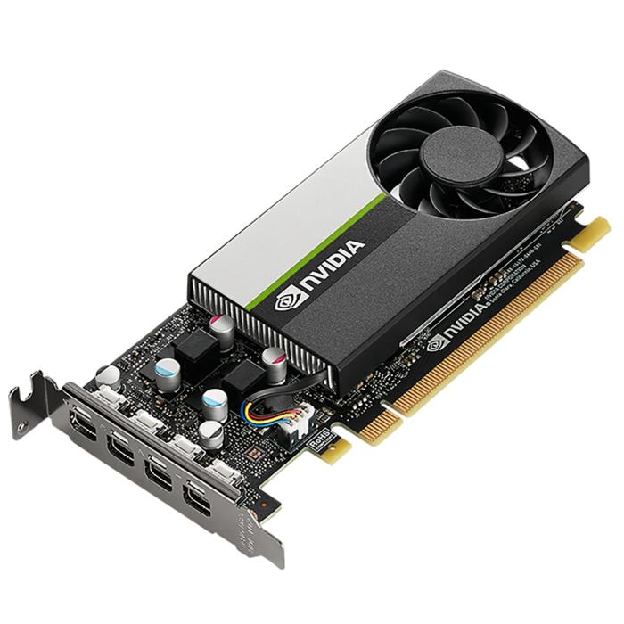 Видеокарта NVIDIA Nvidia Quadro T1000 8GB GDDR6 128-bit 4 x mDP; RTL box (incl: vga, 4xmDP->DP, FH + low profile planks, docs)