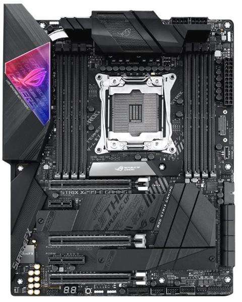 Материнская плата ASUS ROG STRIX X299-E GAMING II, LGA2066, X299, 8*DDR4 , SLI+CrossFireX, SATA3 + RAID, Audio, Gb LAN*2, USB 3.1*11, USB 2.0*4, ATX ; 90MB11A0-M0EAY0