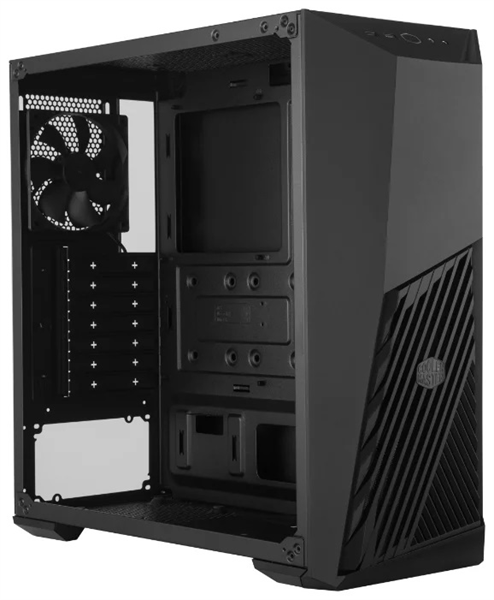 Корпус Cooler Master MasterBox K501L, 1xUSB3.0, 1xUSB2.0, 1x120 Fan, 1x120 Red Led Fan, w/o PSU, Black, ATX