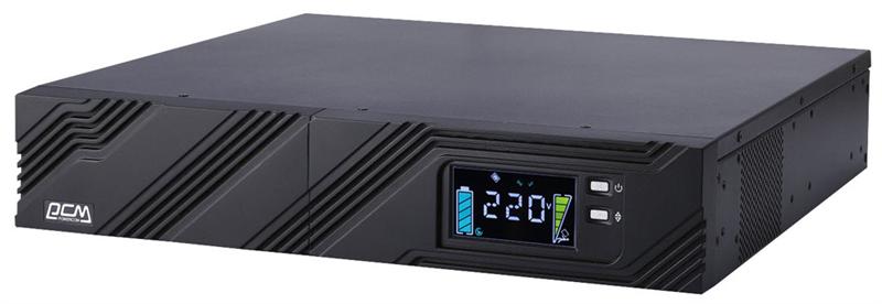 Источник бесперебойного питания Powercom SMART KING PRO+, Line-Interactive, 1000VA/800W, Rack/Tower, IEC 8*C13, Serial+USB, SmartSlot (1152572)