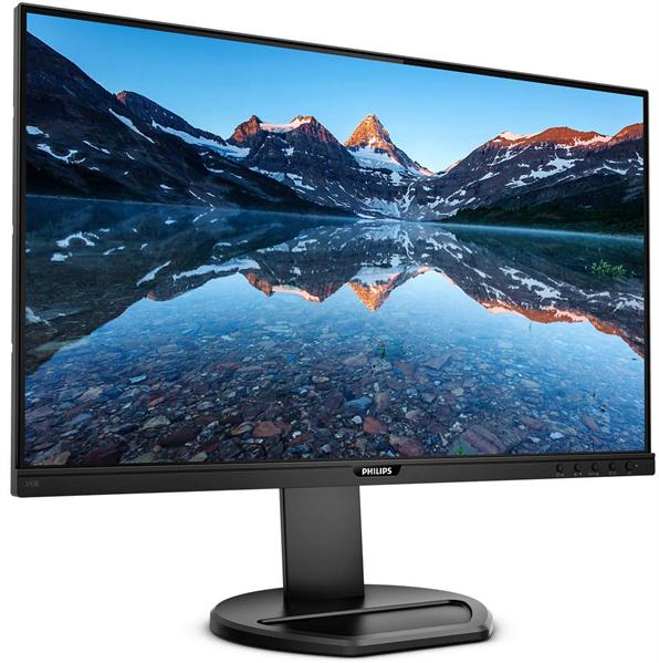 Монитор 23,8" Philips 243B9 1920x1080 75Гц  IPS W-LED 16:9 4ms VGA HDMI DP 5*USB3.2 USB-C 3.2 50M:1 1000:1 178/178 250cd HAS Pivot Tilt Swivel Speakers Black