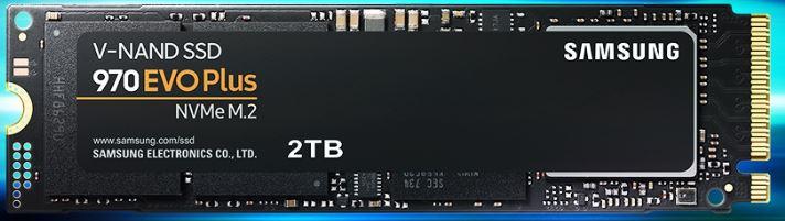 Твердотельный накопитель SSD M.2 (PCI-E NVMe) 2Tb (2048GB) Samsung 970 EVO plus (R3500/W3300MB/s) (MZ-V7S2T0BW analog MZ-V7E2T0BW) 1year