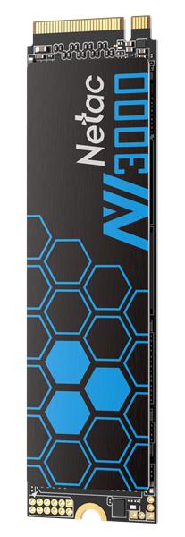 Ssd накопитель Netac SSD NV3000 250GB PCIe 3 x4 M.2 2280 NVMe 3D NAND, R/W up to 3000/1400MB/s, TBW 150TB, with heat sink, 5y wty
