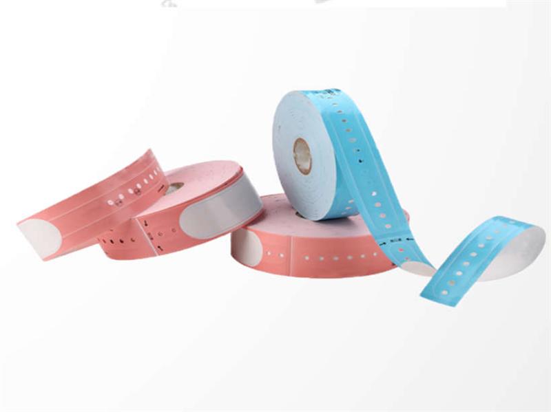 Браслеты рулон (розовые) G&G wristband Adult Pink 35 mm/260 mm, 100 pcs per roll
