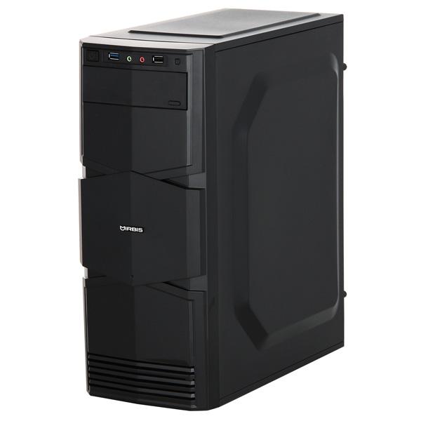 Пк IRBIS Home 200 MT , Core I3-8100, 8Gb, SSD 120Gb, HDD 1Tb, PSU 450W, Win 10 Home, black,  1 year (Существенные повреждения коробки, царапины на корпусе)