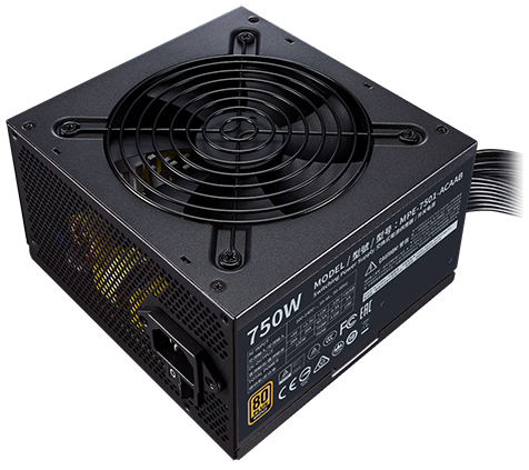 Блок питания Cooler Master MWE Bronze, 750W, ATX, 120mm, 8xSATA, 4xPCI-E(6+2), APFC, 80+ Bronze