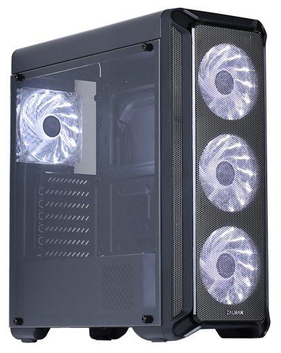  ZALMAN I3, ATX, BLACK, FRONT MESH, WINDOW, 2x3.5", 3x2.5", 2xUSB2.0, 1xUSB3.0, FAN CONTROLLER, FRONT 3x120mm, REAR 1x120mm (существенное повреждение коробки)