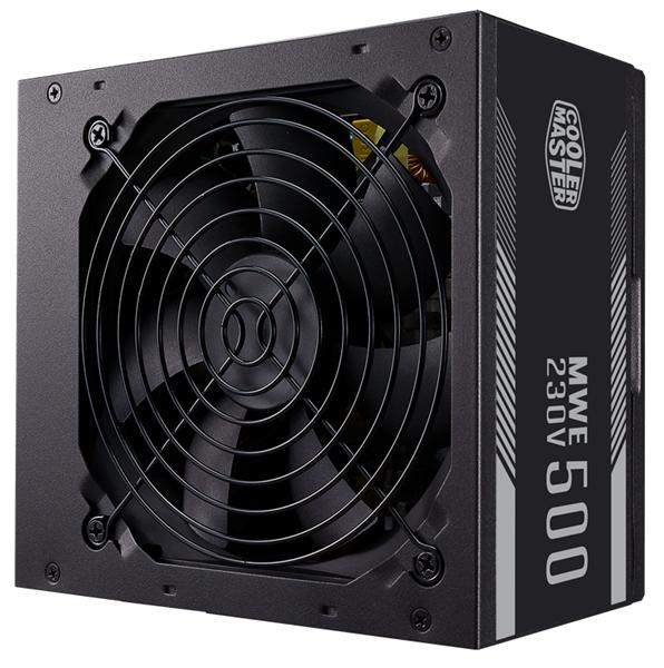 Блок питания Cooler Master MWE White, 500W, ATX, 120mm, 6xSATA, 2xPCI-E(6+2), APFC, 80+ White