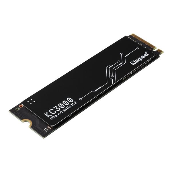 Твердотельный накопитель Kingston SSD 512GB KC3000 M.2 2280 PCIe 4.0 x4 NVMe R7000/W3900MB/s 3D TLC MTBF 1.8M 400TBW Retail 1 year
