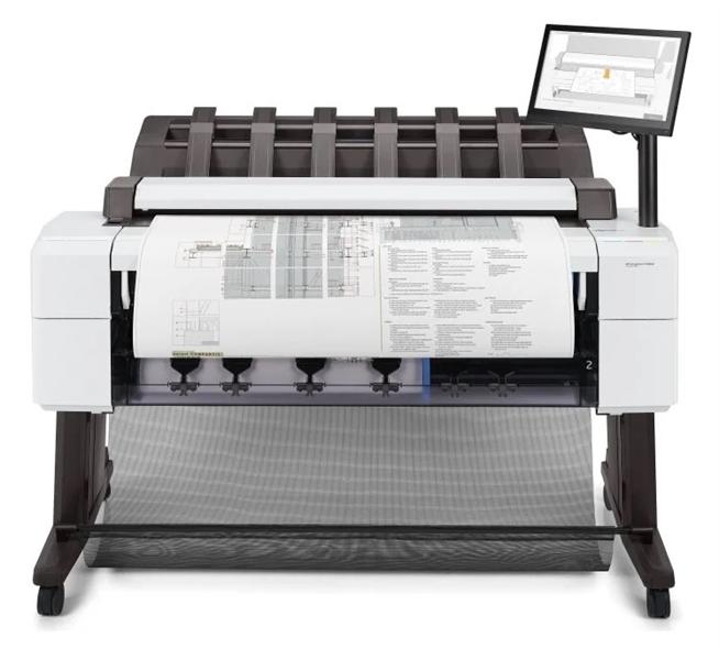 Широкофоматный принтер HP DesignJet T2600dr PS MFP (p/s/c, 36",2400x1200dpi, 3A1ppm, 128GB, HDD500GB, 2rollfeed, autocutteoutput tray,stand, Scanner 36",600dpi, 15,6" touch display, extUSB, GigEth)