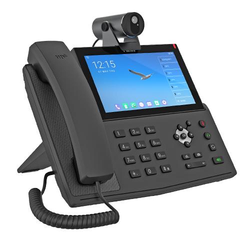 Fanvil IP телефон, 20 линий SIP, 2х10/100/1000, 7" цветной дисплей 800x400,  127  клавиш быстрого набора, POE, Bluetooth, Wi-Fi,подсветка клавиш + камера CAM60