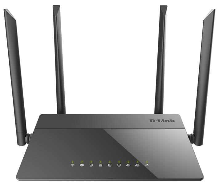 Роутер D-Link DIR-841/RU/A1B, Wireless AC1200 Dual-Band Router with 1 10/100/1000Base-T WAN port and 4  10/100Base-TX LAN ports.802.11b/g/n compatible, 802.11AC up to 866Mbps,1 10/100/1000Base-T WAN port, 4