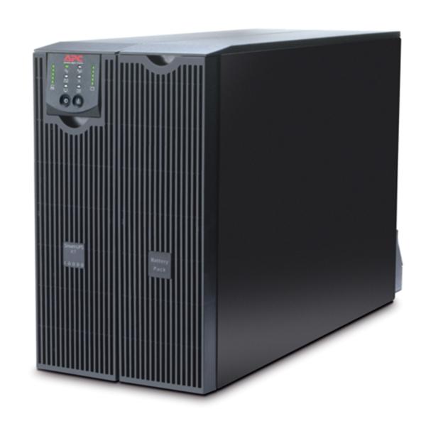 Источник бесперебойного питания APC Smart-UPS RT, 10000VA/8000W, On-Line, Out: 220-240V 4xC13 4xC19, 4xIEC Jumpers, Tower (Rack 6U convertible), Extended-run, Pre-Inst. SNMP,  Black, 1 year warranty