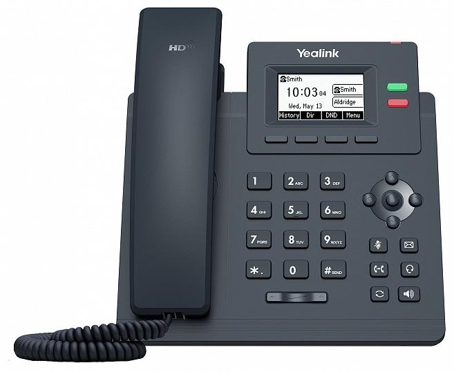  YEALINK SIP-T31P,  2 аккаунта, PoE, без БП, шт