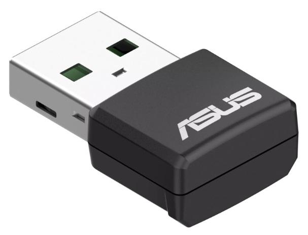 Адаптер ASUS USB-AX55 NANO // WI-FI 802.11ax/ac/a/g/n, 400 + 867 Mbps USB 3.0 Adapter + 2 antenna ; 90IG06X0-MO0B00