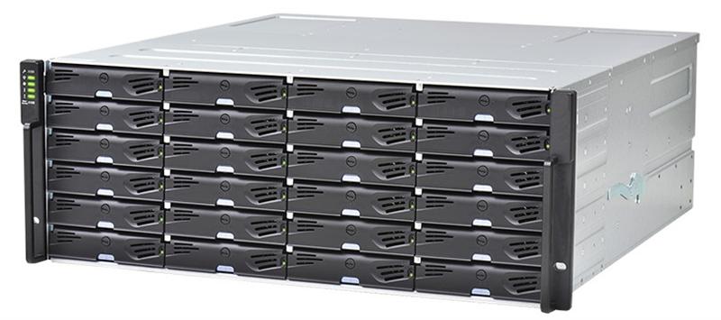 Система хранения данных Infortrend EonStor DS 2000 Gen2 4U/24bay 3.5", Dual controller subsystem 2x12Gb SAS EXP. Port, 8x1G iSCSI ports +2x host board, 2x2GB, 2x(PSU+FAN), 2x(SuperCap.+Flash), 1xRackmount(ESDS 2024R2C-B)