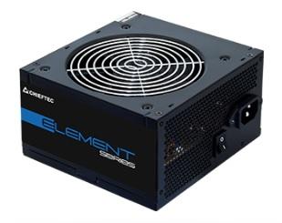 Блок питания Chieftec Element ELP-400S-Bulk (ATX 2.3, 400W, 85 PLUS, Active PFC, 120mm fan) OEM